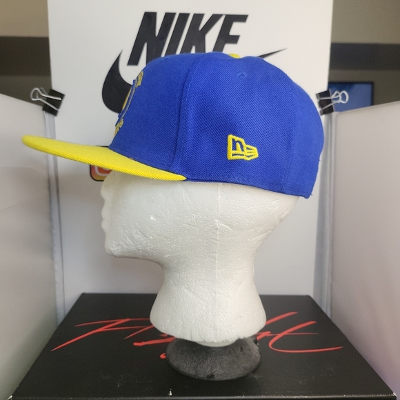 New Era 9fifty Hardwood Classics Golden State Warriors Snap Back Hat OSFM worn a - Picture 3 of 8